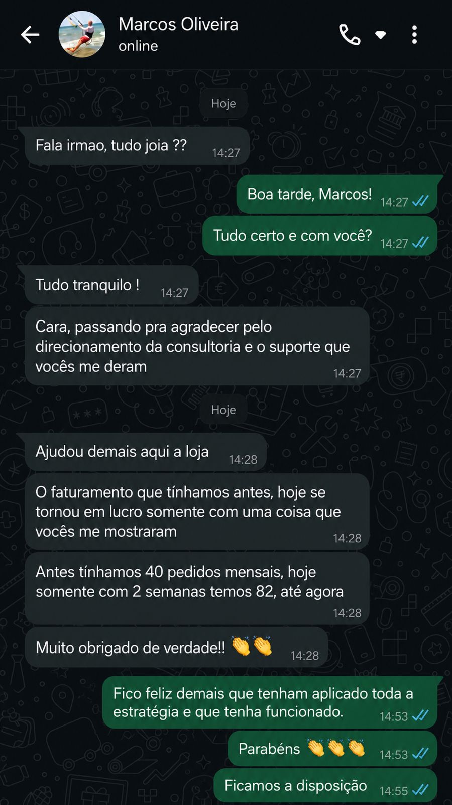 Depoimento cliente QueroJá